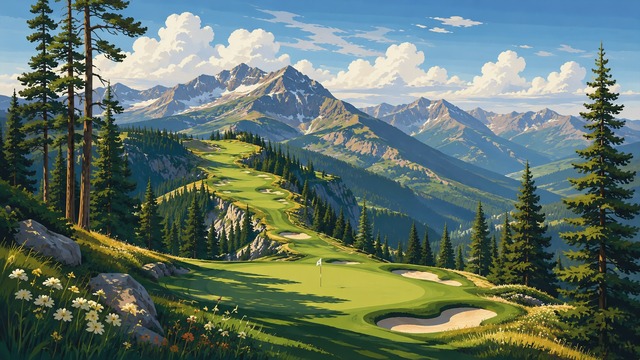 Timberline Alpine Club course artwork